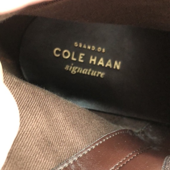 Cole Haan Signature Grand OS Booties Size 11B (H15-BR W02757 11B) Golden Buckle - Picture 13 of 14